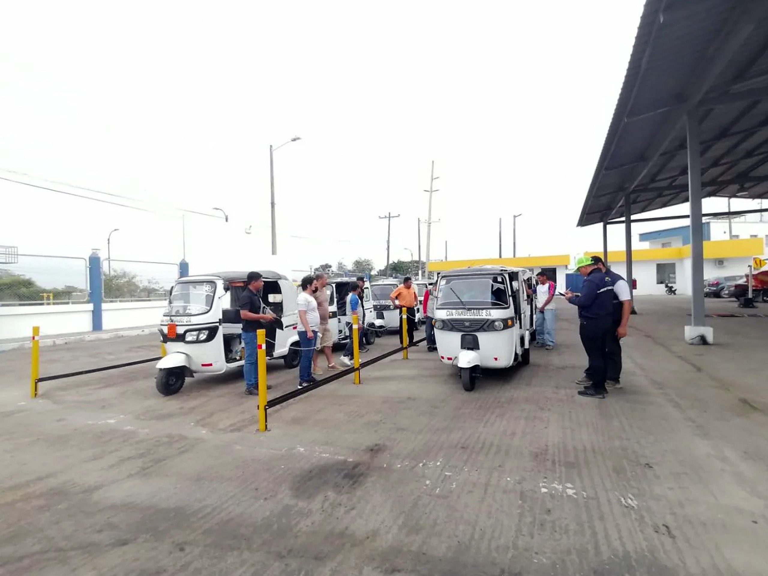 Constatación de flota de transporte comercial excepcional (tricimotos) del cantón Daule.